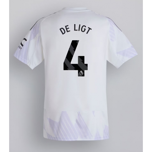 Billige Fotballdrakt Manchester United Matthijs de Ligt #4 Replika Bortedrakt 2025-26 Kortermet Billige Fotballdrakt Manchester United Matthijs de Ligt #4 Replika Bortedrakt 2025-26 Kortermet